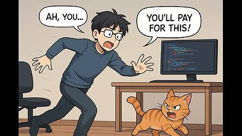 fighting cats 🤣