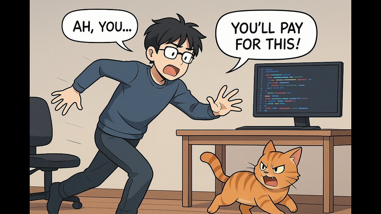 fighting cats 🤣