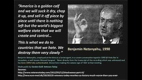 Israel would Stab America in the back in a Heartbeat