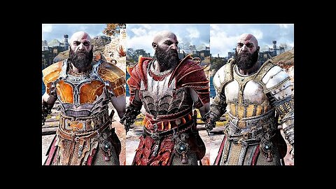 God of War Ragnarok - All Armor Sets Showcase (4K 60FPS)