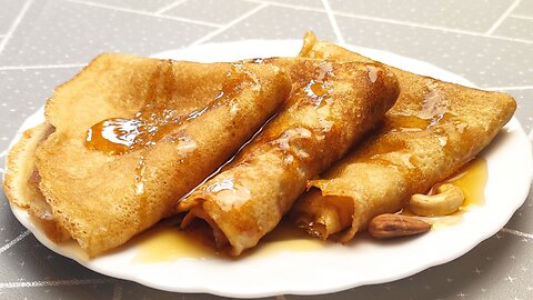 [REAL TIME] Full Process: Paper-Thin Milk Crepes | ASMR No Talking