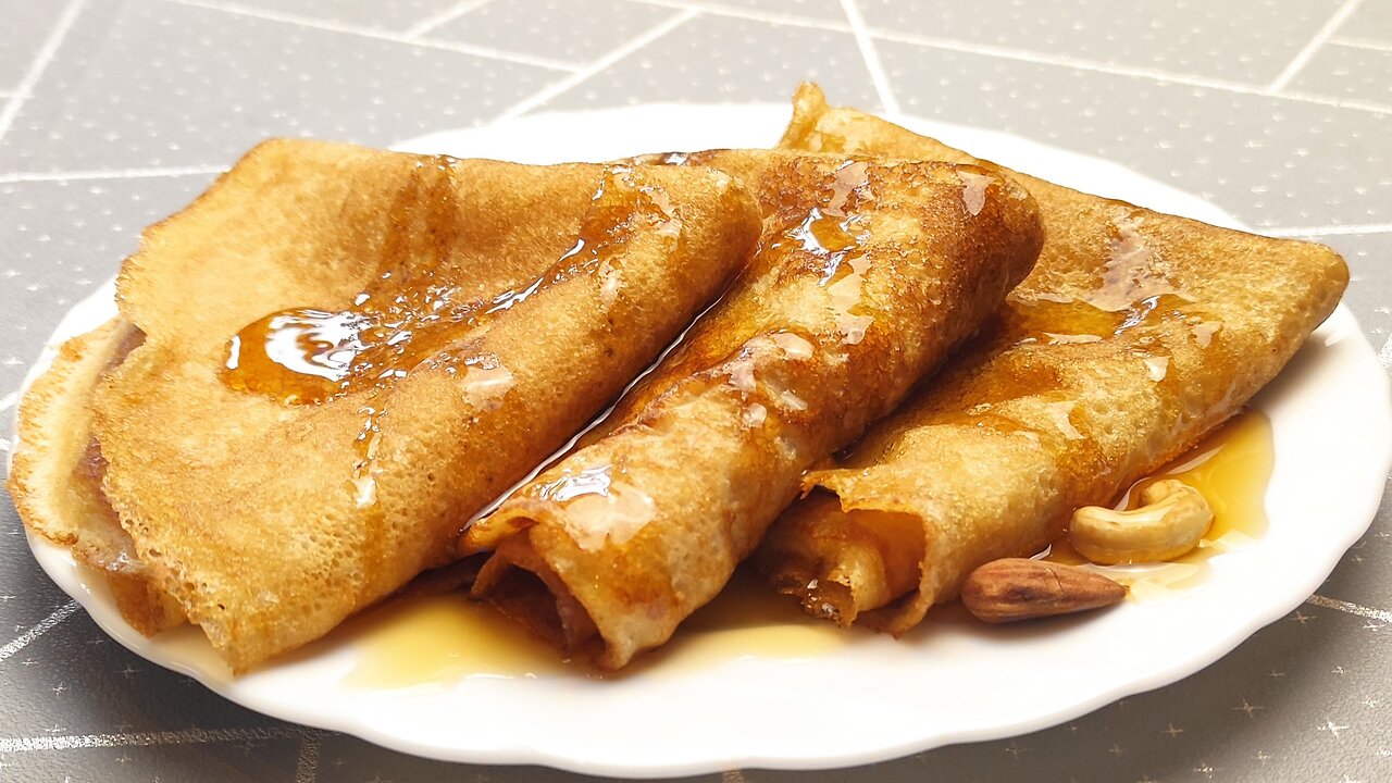 [REAL TIME] Full Process: Paper-Thin Milk Crepes | ASMR No Talking