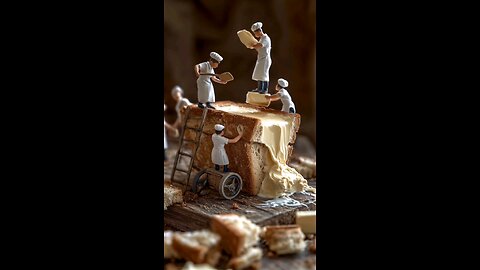 Little people making your breakfast