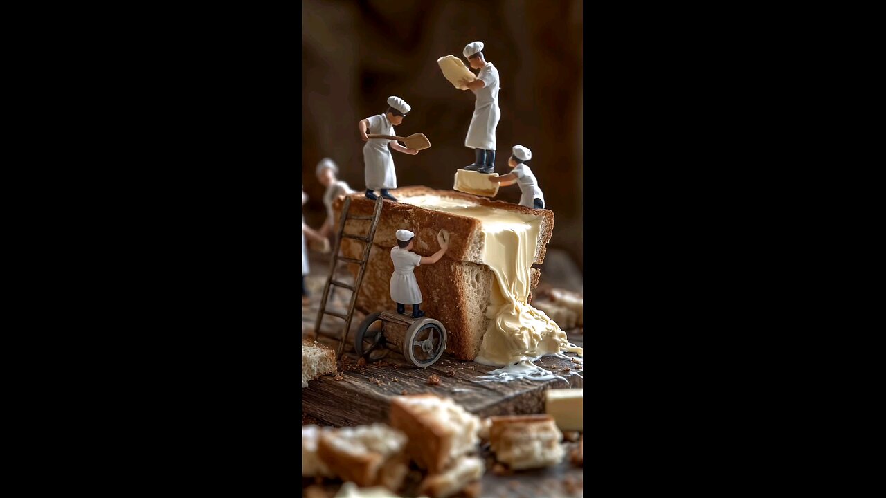 Little people making your breakfast