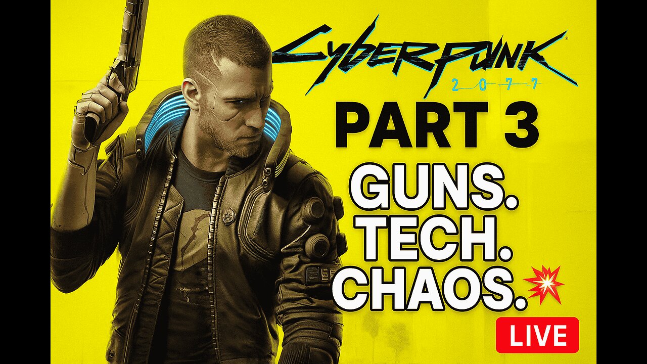 🔥Cyberpunk 2077 Part 3 – Night City’s Not Ready for Me 🚀 💥 LIVE! #cyberpunk2077