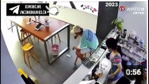 "2023 Security Camera Captures Notorious 'Downward Spiral of Death'"