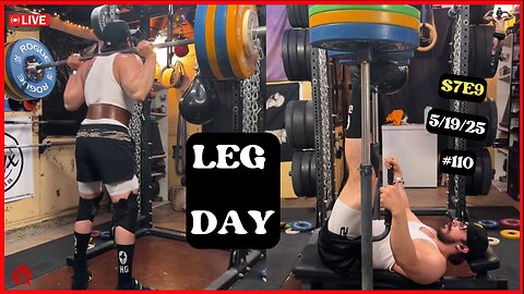 🔴 Gym Stream: Legs | 5/19/25 | Season 7, Episode 9 | #110 ✨
