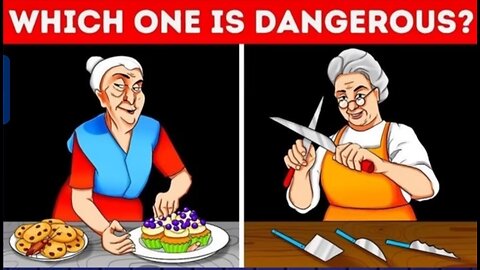 Which Grandma Is Dangerous? 🔪🧁 Use Your Brain!