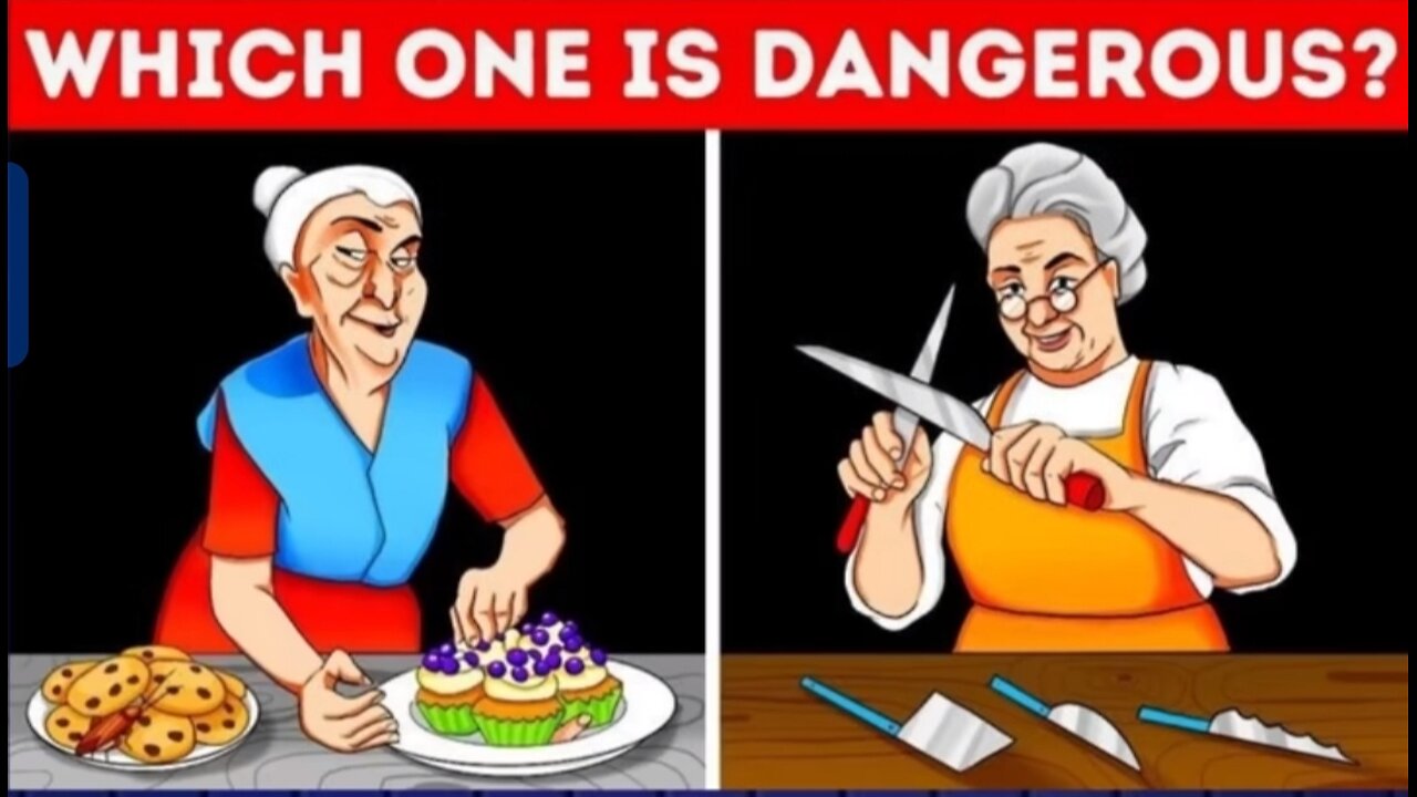 Which Grandma Is Dangerous? 🔪🧁 Use Your Brain!