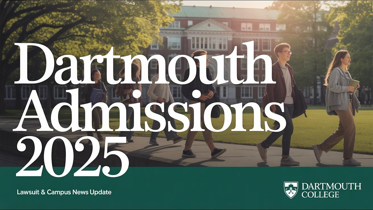 Dartmouth College Admissions 2025 | Recent Lawsuit & Campus Update