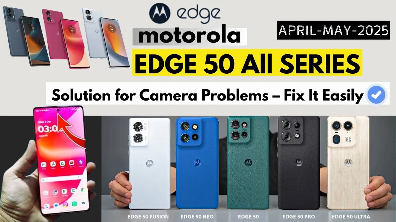 Fix Camera Not Working on Motorola Edge 50 Fusion Series | Fusion, Pro & Ultra | Easy Solution!
