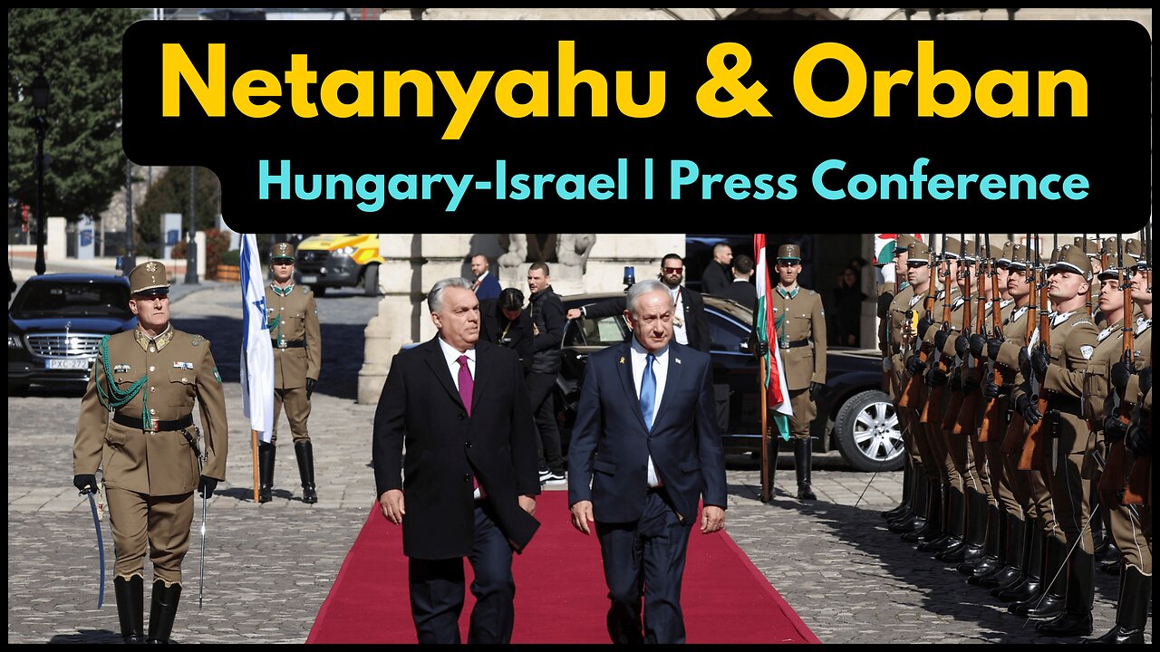 Live: Netanyahu & Orban Hold Joint Press Conference | Budapest | Hungary-Israel | Amaravati Today
