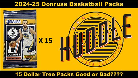 Ripping Into 15 Dollar Tree 2024 2025 Donruss NBA Packs. Are They Worth It????