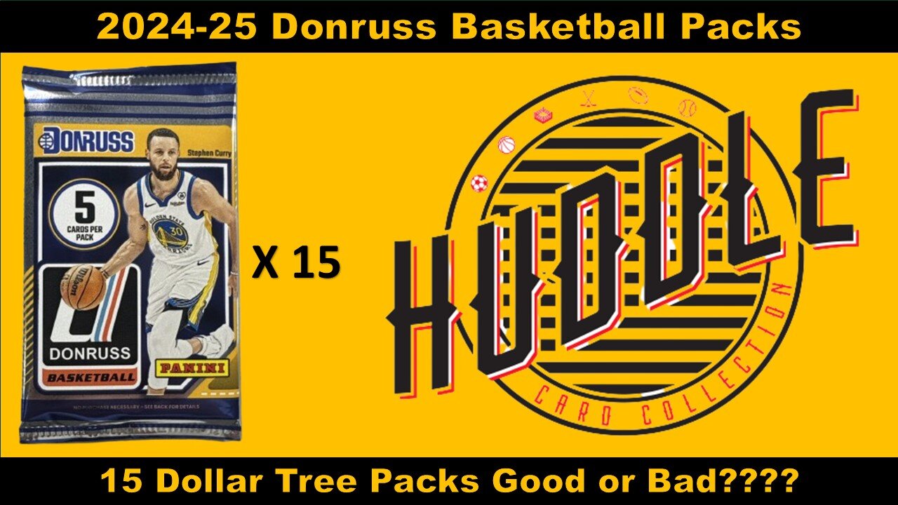 Ripping Into 15 Dollar Tree 2024 2025 Donruss NBA Packs. Are They Worth It????
