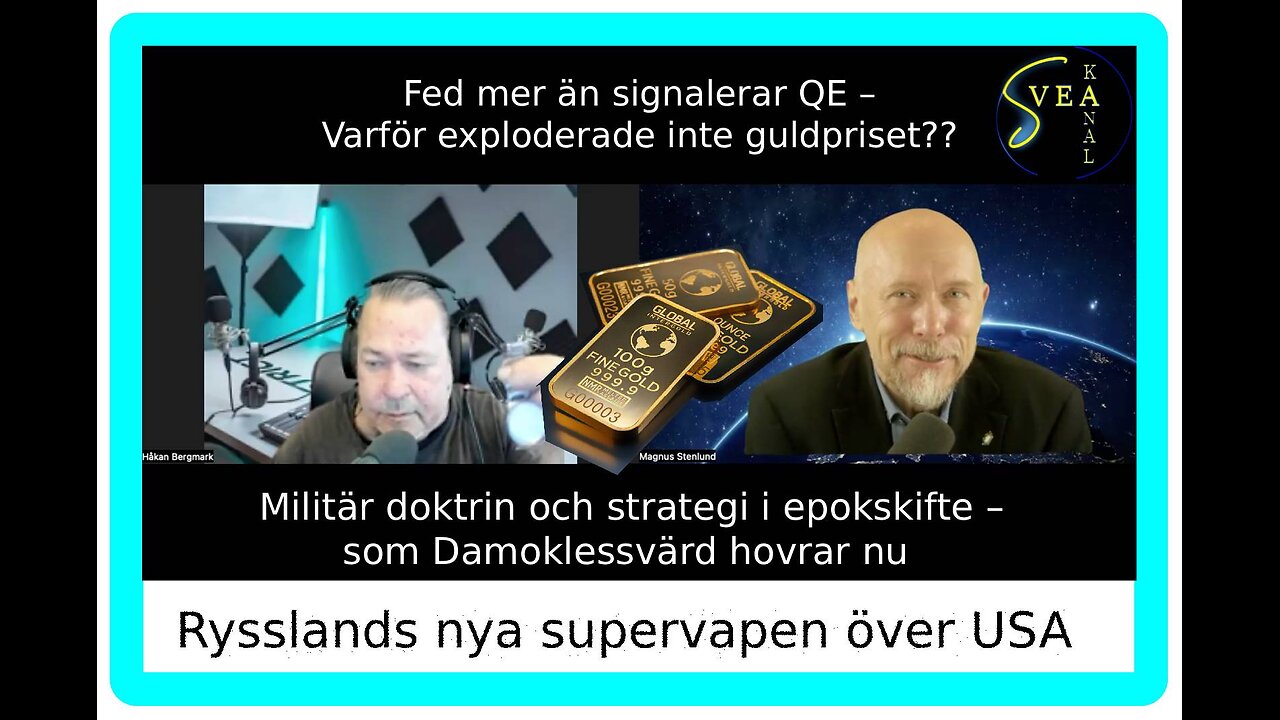 Utrikes & Ekonomi 65: Nytt ryskt supervapen – Damoklessvärdet hänger nu över Amerika