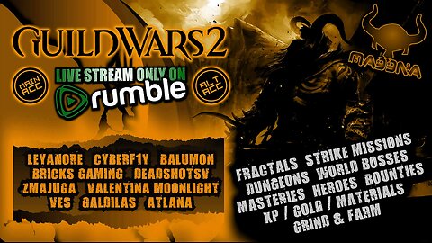 GUILD WARS 2 MASH UP COOP ft Leyanore, Valentina Moonlight, Balumon & Cyberf1y