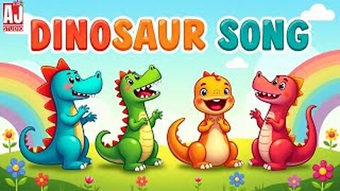 Learn Dinosaurs with Music | Kids Educational Cartoon Song😊