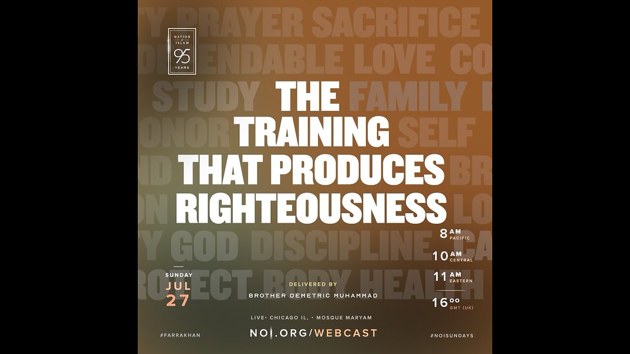 THE TRAINING THAT PRODUCES RIGHTEOUSNESS