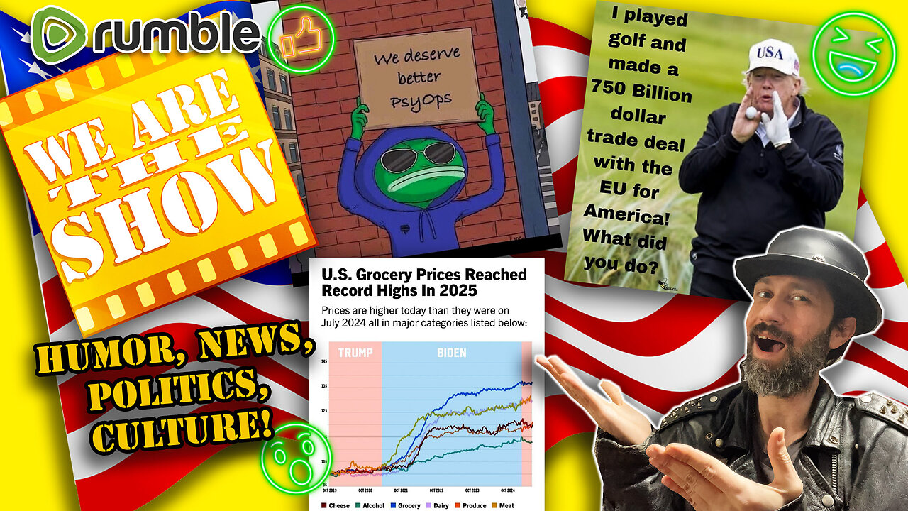 Sun 7-27 7PM EST All the latest in News, Culture, Politics and More!