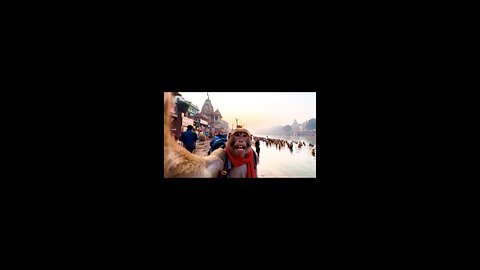 Monkey vlogger
