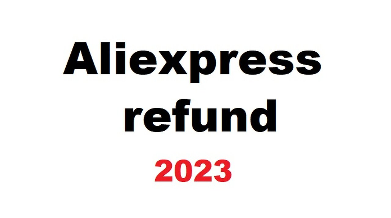 Aliexpress return/refund procedure - faulty item