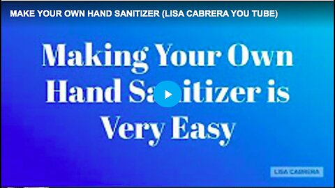 "DIY Non-Toxic Hand Sanitizer: A Home-Made Solution"