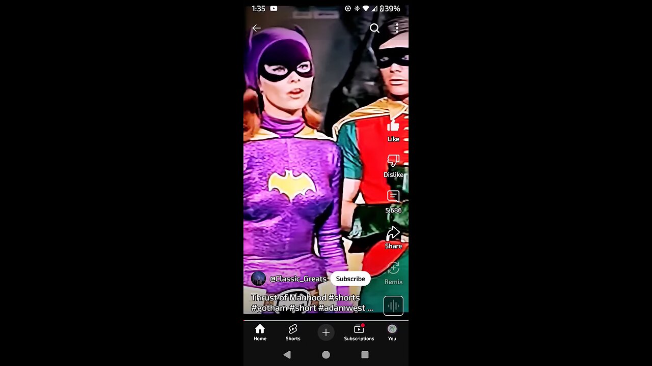 The 1st thrust of manhood!