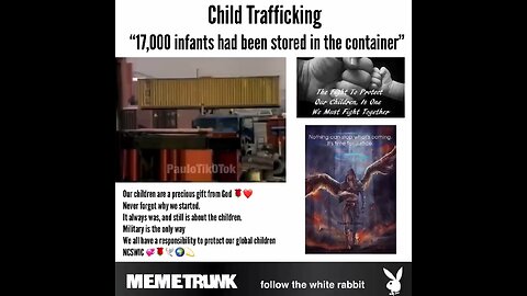 WHAT IF ONE OF THE 17,000 INFANTS STROED IN THE SHIPPING CONTAINER WAS YOUR CHILD ? 😢