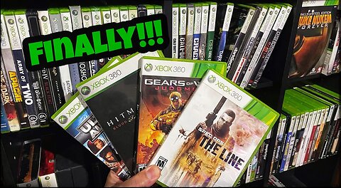 Finally found these in the wild! Collecting 360 Xbox 360 Games!