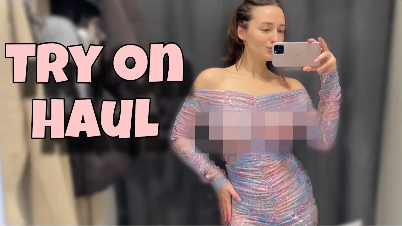 [4K] Transparent Try On Haul ｜ No bra Challenge ｜ See Through (7)