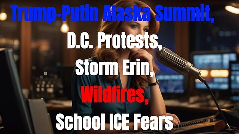 Trump-Putin Alaska Summit, D.C. Protests, Storm Erin, Wildfires, School ICE Fears