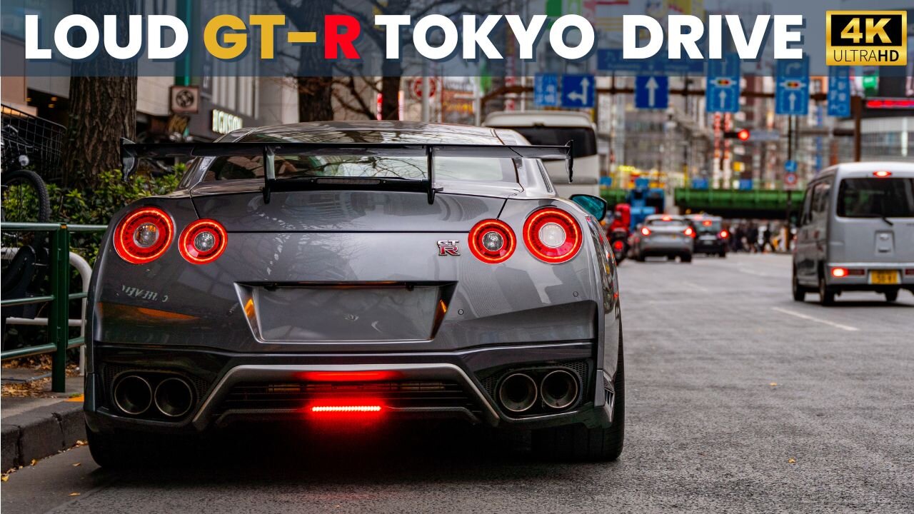 R35 GT-R Commute in Tokyo | Car ASMR | No Music | No Voice | 4K HDR