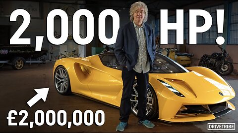 James May teste une HYPERCAR de 2000 CH : Lotus Evija sur DriveTribe FR