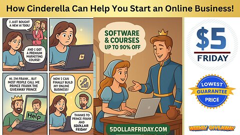 How Cinderella Can Help You Start an Online Business!