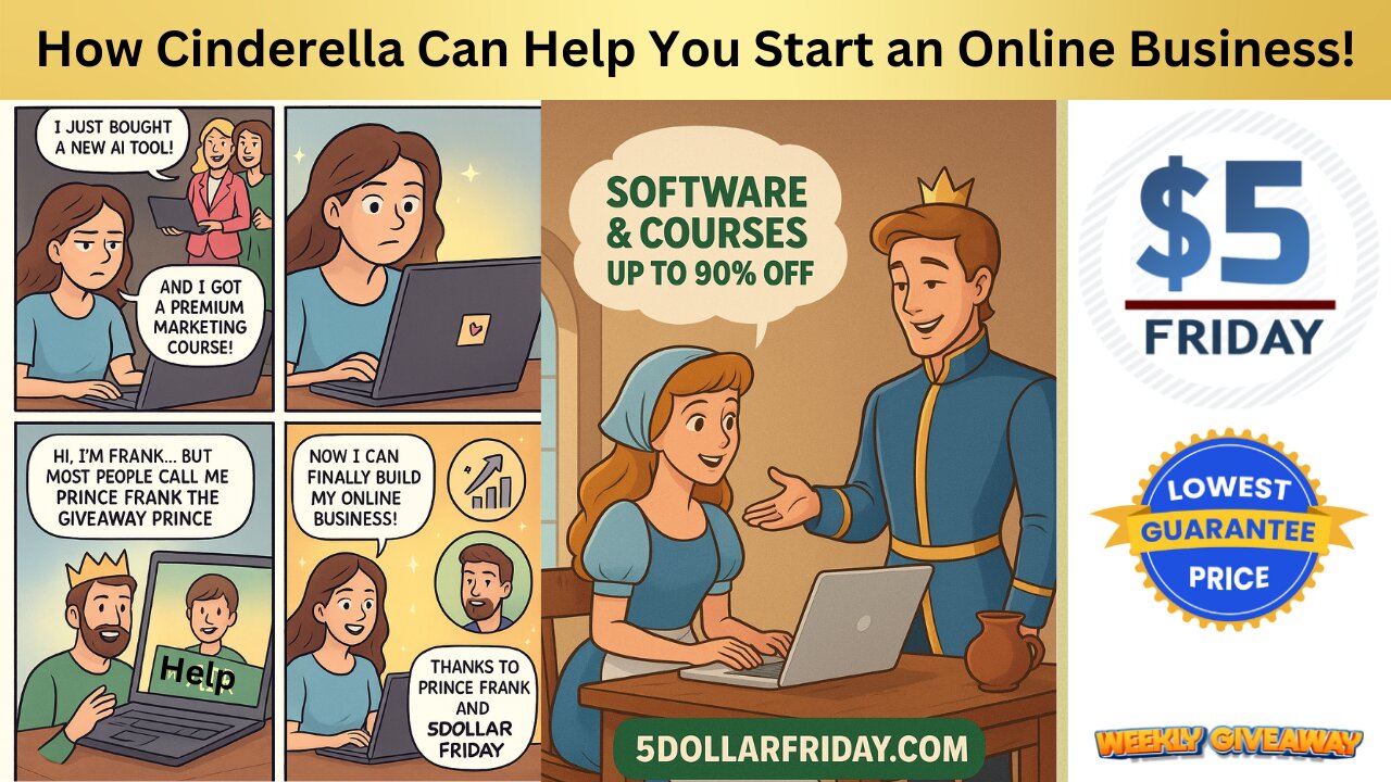 How Cinderella Can Help You Start an Online Business!