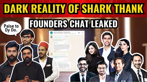 Dark Reality of Shark Tank Pakistan | Founders Chat Leaked!! 