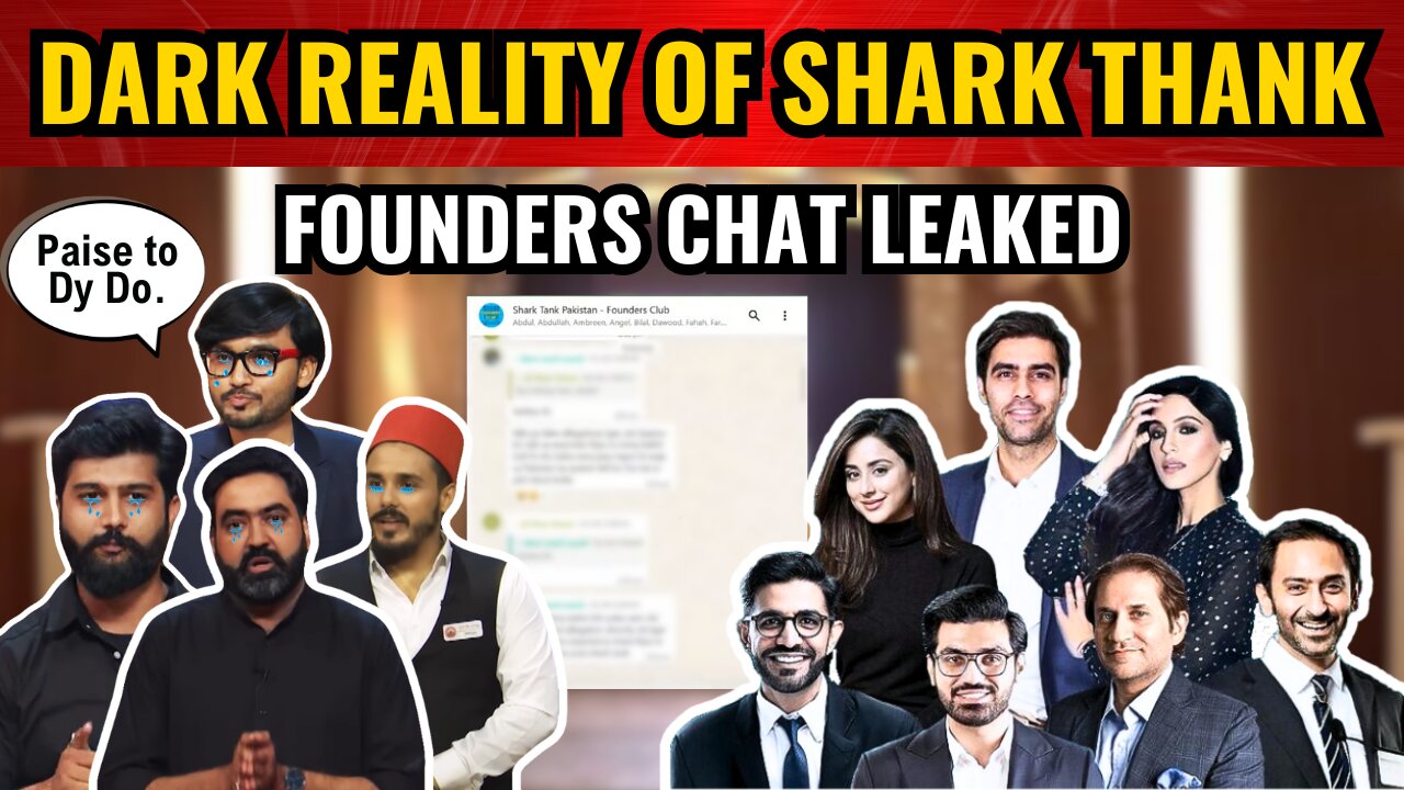 Dark Reality of Shark Tank Pakistan | Founders Chat Leaked!!
