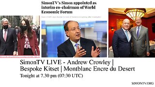 SimonTV LIVE - Andrew Crowley | Bespoke Kitset | Montblanc Encre du Desert