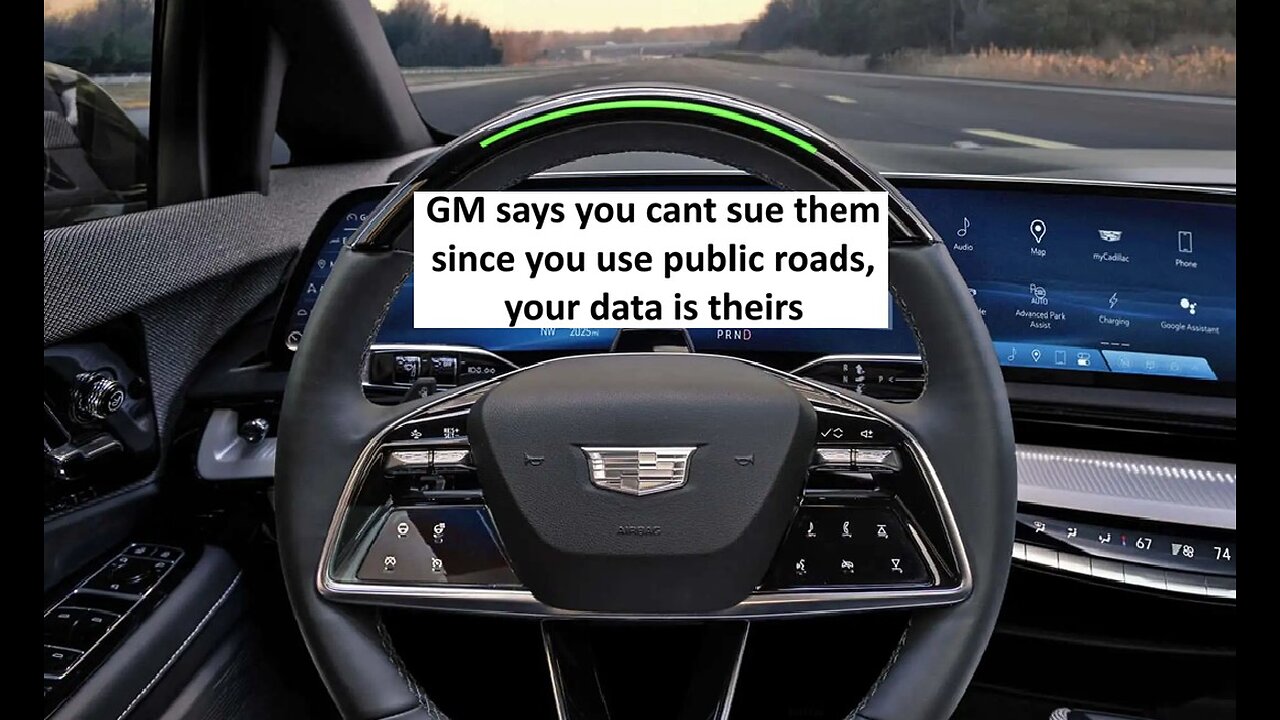 GM says they can sell your data because your public roads