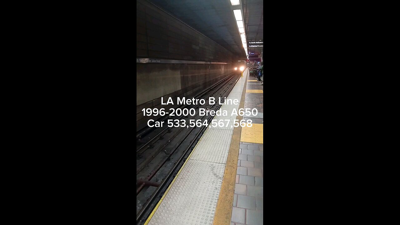 LA Metro B Line to Hollywood and Western Station