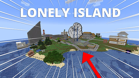 Exploring Lonely Island (2b2t Build) - (PC HD) [720p30FPS]