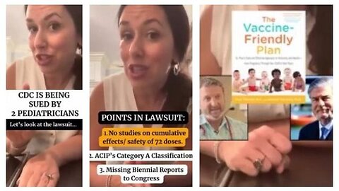 PEDIATRICIANS SUE CDC FOR BREAKING THE LAW ON SAFETY TESTING!
