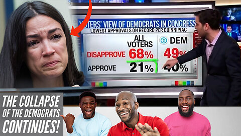 DEMOCRATS: SCRAMBLING & MAKING EXCUSES For Record All-Time Low Approval Rating