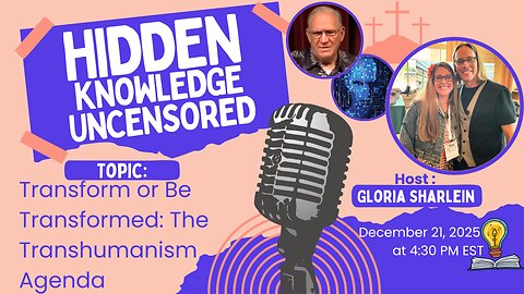 Transform or Be Transformed: The Transhumanism Agenda Podcast # 103