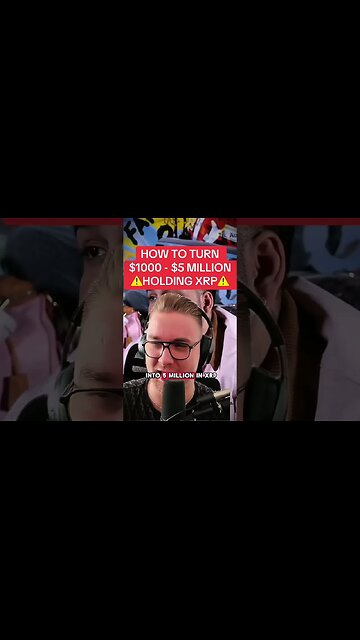 Turning $1000 To $5 Million Holding #XRP?!