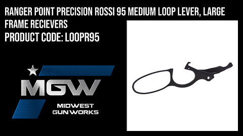 Ranger Point Precision Rossi 95 Medium Loop Lever, Large Frame Recievers - LOOPR95