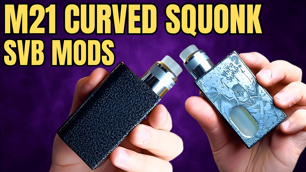 M21 Curved Squonk MOD By SVB Mods A.K.A Evil Genius