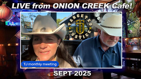 Targeted Justice Monthly Meeting - September 2025