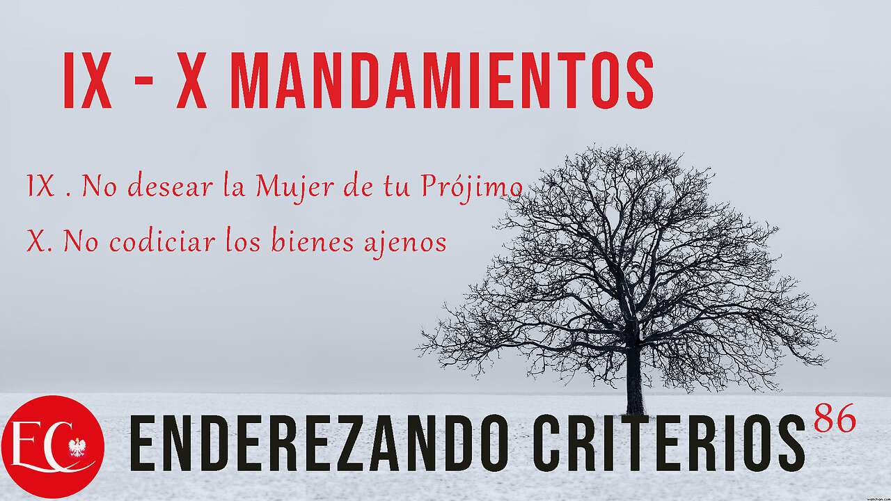 SOBRE EL IX Y X MANDAMIENTOS