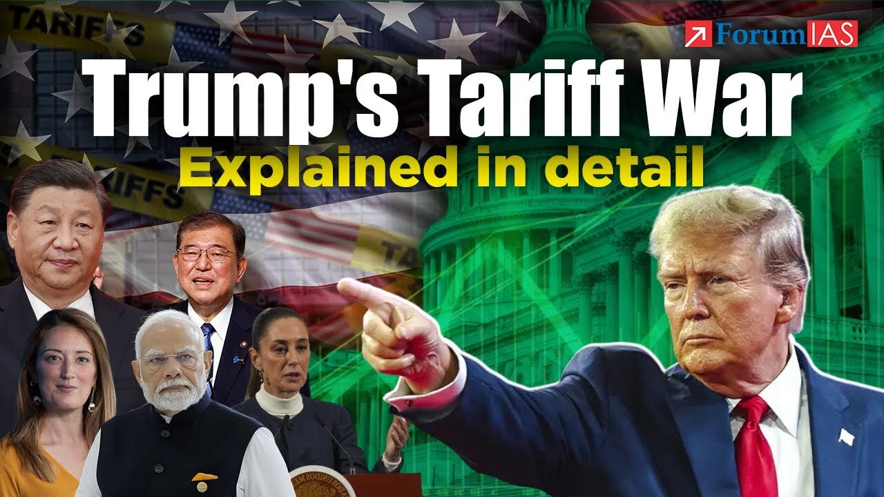 Trump’s Tariff War- Explained #trump #usa #tariffwar